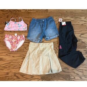 Girls XL/XXL Clothing Lot NWT 5 Items Reebok and Target Brands Skort Shorts Pant